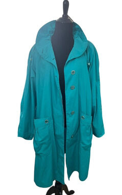 VTG Karizma Womens Trench Rain Coat Small Windbreaker Canadian Sportswear